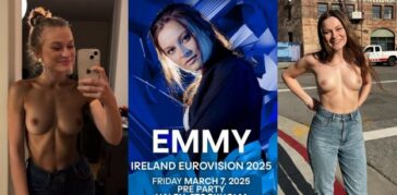 Emmy Kristiansen Nude Ireland Singer At Eurovison 2025 (30 Photos) 6 Emmy Kristiansen Nude Singer 2025 624x307 1