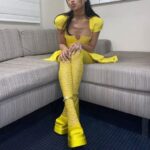 Ariana Grande Hot In Yellow Dress (4 Photos) 18 Ariana Grande Hot In Yellow Dress TheFappening.Pro 2 624x624 1