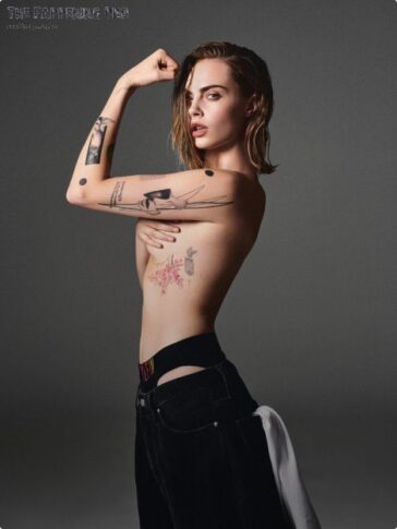 Cara Delevingne Topless Sexy TheFappening.Pro 1 624x832 1