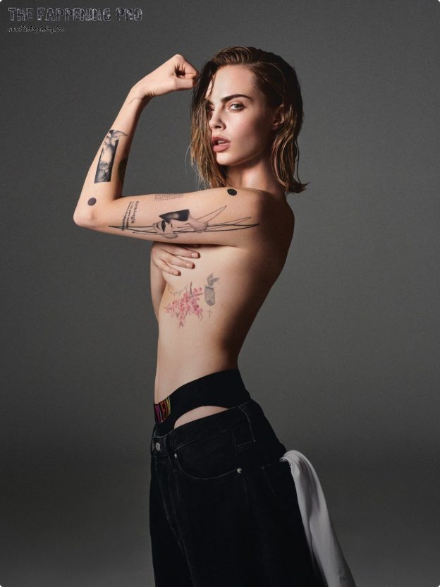 Cara Delevingne Topless Sexy TheFappening.Pro 1 624x832 1