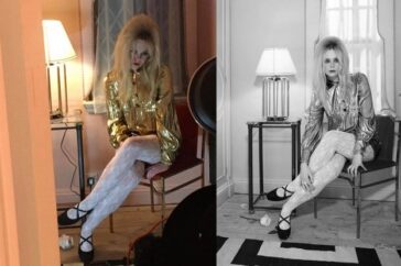 Elle Fanning Sexy In Vanity Fair Magazine (9 Photos) 3 Elle Fanning Sexy BTS By Emma Summerton 624x414 1