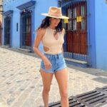 Eva Longoria Denim Shorts TheFappening.Pro 2 624x743 1