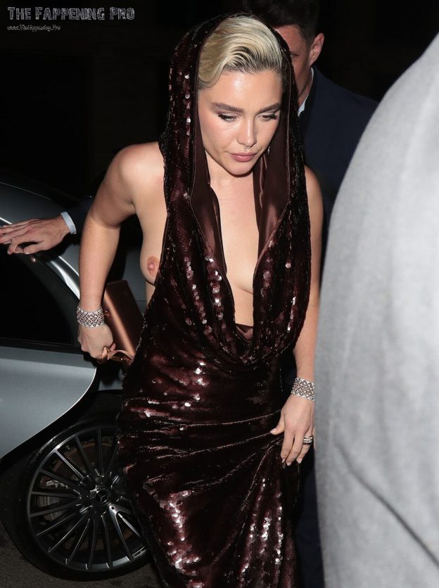Florence Pugh Topless At Dune: Part Two Premiere (7 Photos) 3 Florence Pugh Nude Sexy TheFappening.Pro 7 624x836 1