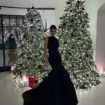 Kendall Jenner Sexy Christmas Look (2 Photos) 14 Kendall Jenner Sexy In Carolina Herrera Christmas Dress TheFappening.Pro 1 624x780 1