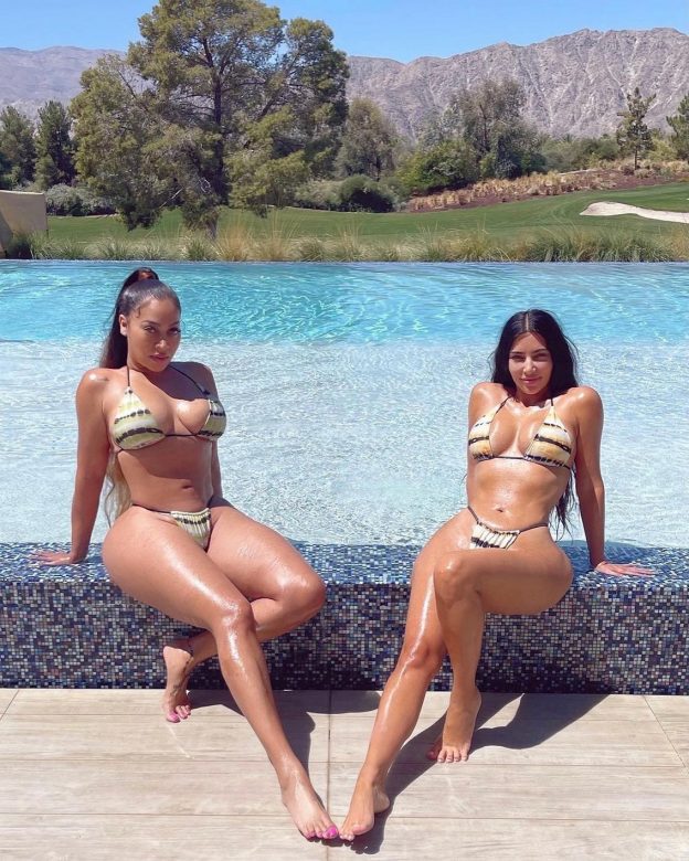 Kim Kardashian And La La Anthony Sexy TheFappening.pro 1 624x780 1