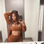 Kim Kardashian In A Caramel Skims Home Suit TheFappening.Pro 6 624x694 1