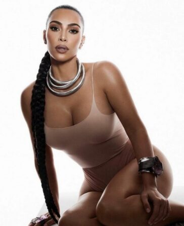 Kim Kardashian Sexy With Braid TheFappening.Pro 1 624x768 1