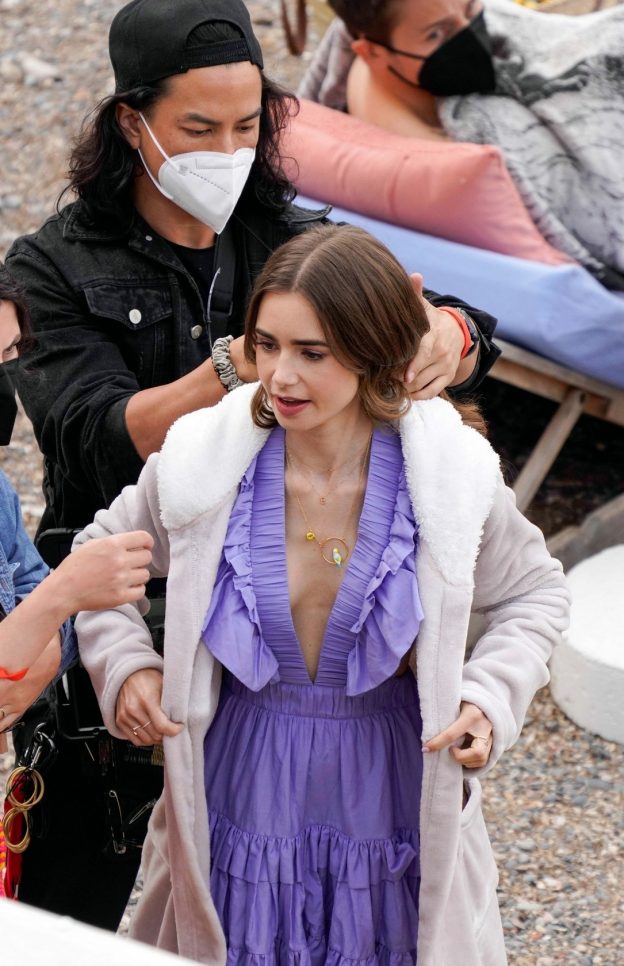 Lily Collins BTS TheFappening.Pro 5 624x966 1