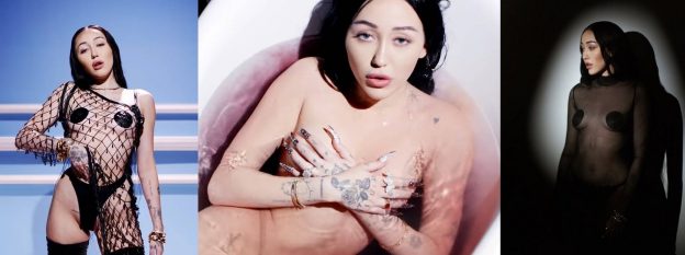Noah Cyrus’s Tits Covered With Stickers (11 Photos) 10 Noah Cyrus Nude All Three 624x233 1