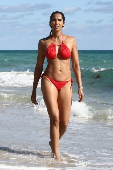Padma Lakshmi Red Bikini 127