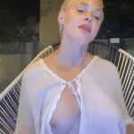 Rose McGowan Nude (3 Videos + 14 Screens) 13 Rose McGowan Nude During Live Broadcast TheFappening Pro 7 624x764 1