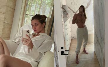 Rosie Huntington-Whiteley Topless Selfie (2 Photos) 18 Rosie Huntington Whiteley Topless 624x390 1