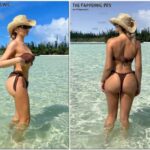 Sarah Harris Sexy At The Isle Of Pines (9 Photos) 19 Sarah Harris Sexy TheFappening.Pro 10 624x455 1