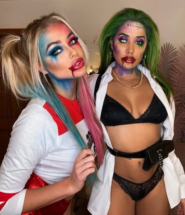 Zahida Allen And Lauren Jane Sexy Halloween TheFappeningPro 3 624x726 1