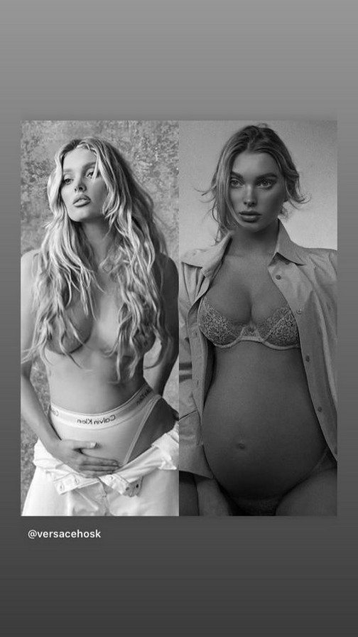 almost-naked-elsa-hosk-showed-off-her-baby-bump-thefappening-cfd-6 Elsa Hosk Preggo Collage