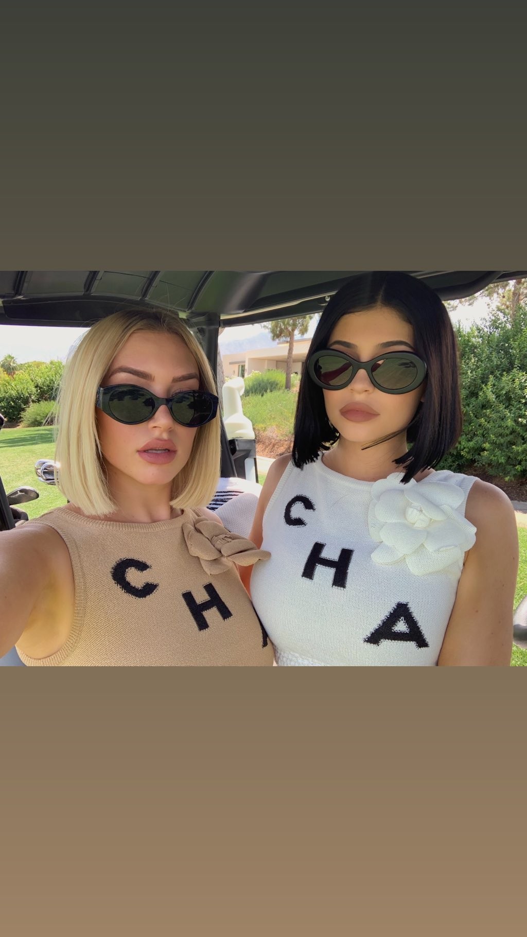 anastasia-karanikolaou-and-kylie-jenner-play-golf-3 anastasia karanikolaou and kylie jenner play golf 3