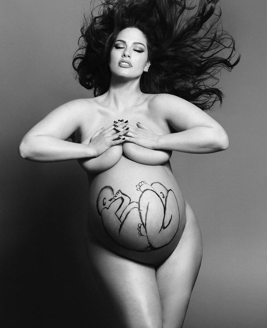 ashley-graham-nude-pregnant-thefappening-cfd-3 Ashley Graham Nude Pregnant