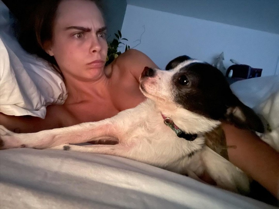 Cara Delevingne Naked In Bed