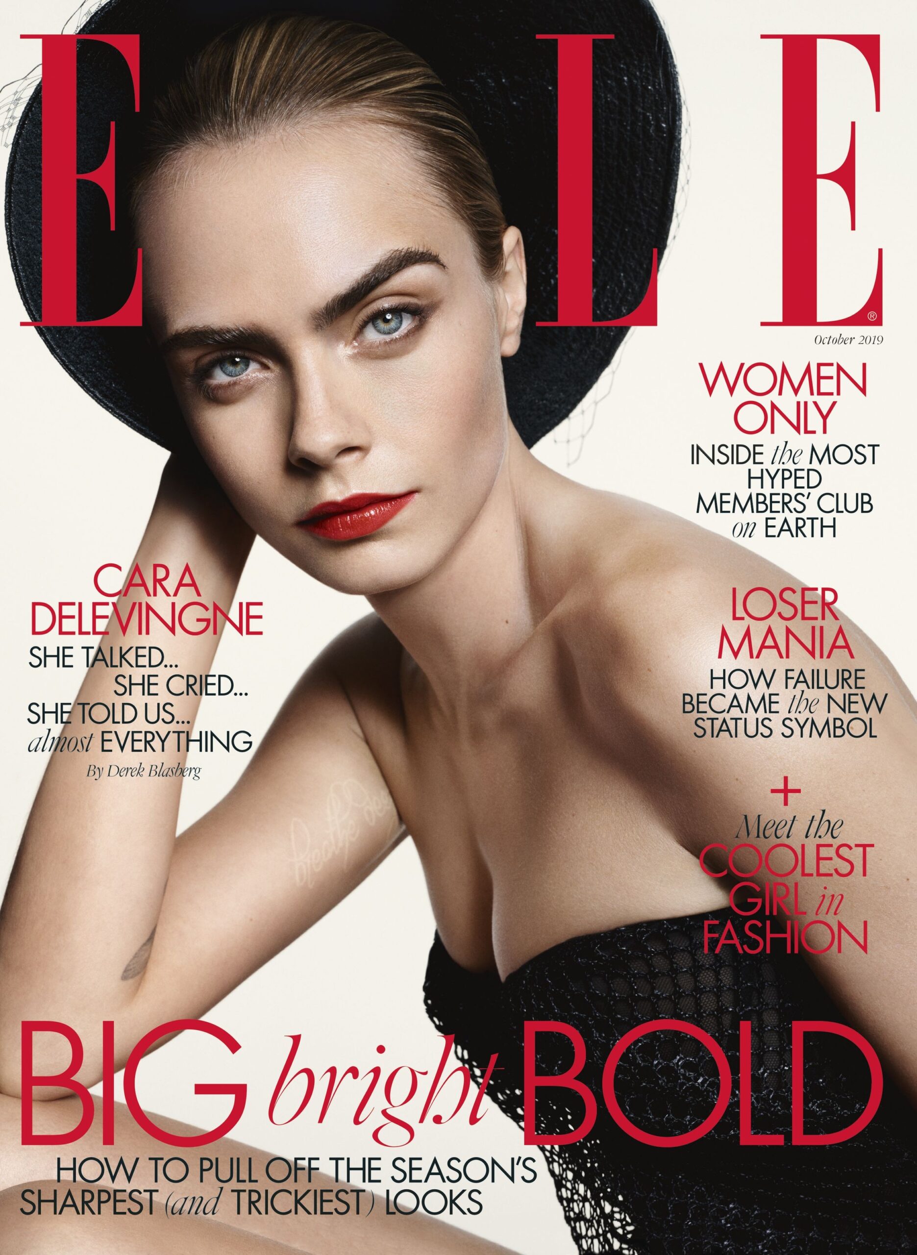 cara-delevingne-nude-topless-4 Cara Delevingne Sexy for Elle UK