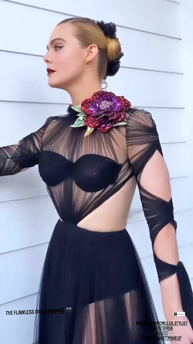 elle-fanning-showed-her-lingerie-in-a-see-through-dress-thefappening-cfd-26 Elle Fanning Hot