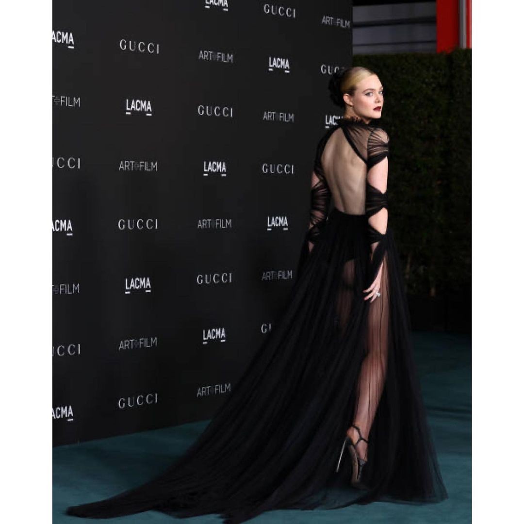 elle-fanning-showed-her-lingerie-in-a-see-through-dress-thefappening-cfd-9 Elle Fanning Ass In Panties