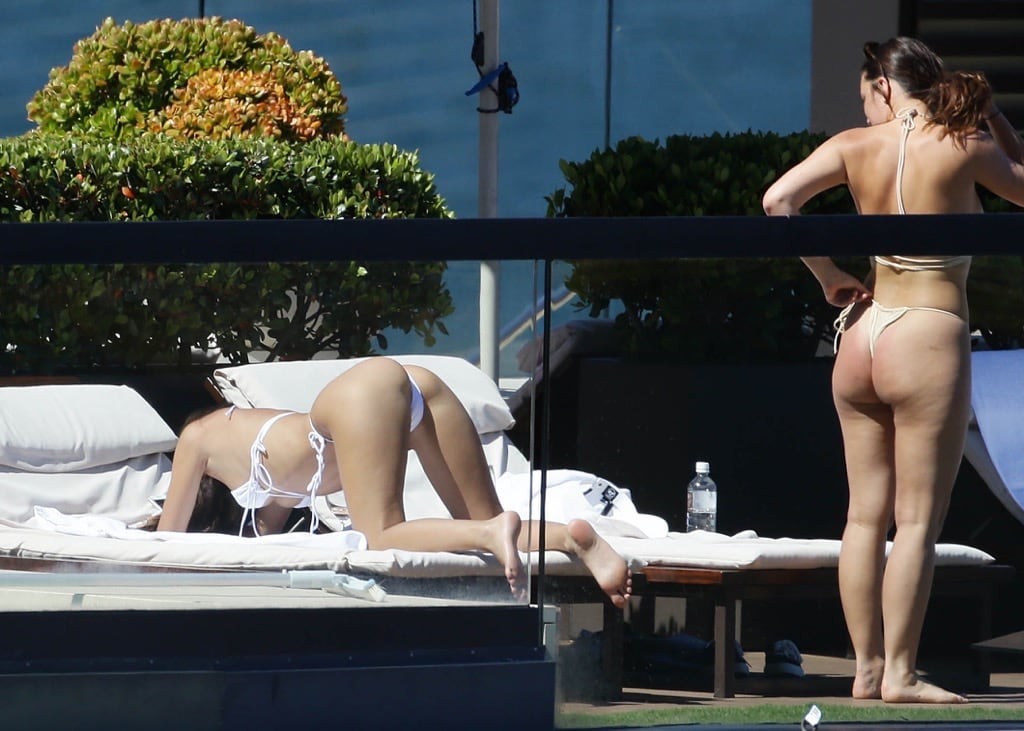 emily ratajkowski sexy white bikini 10 1