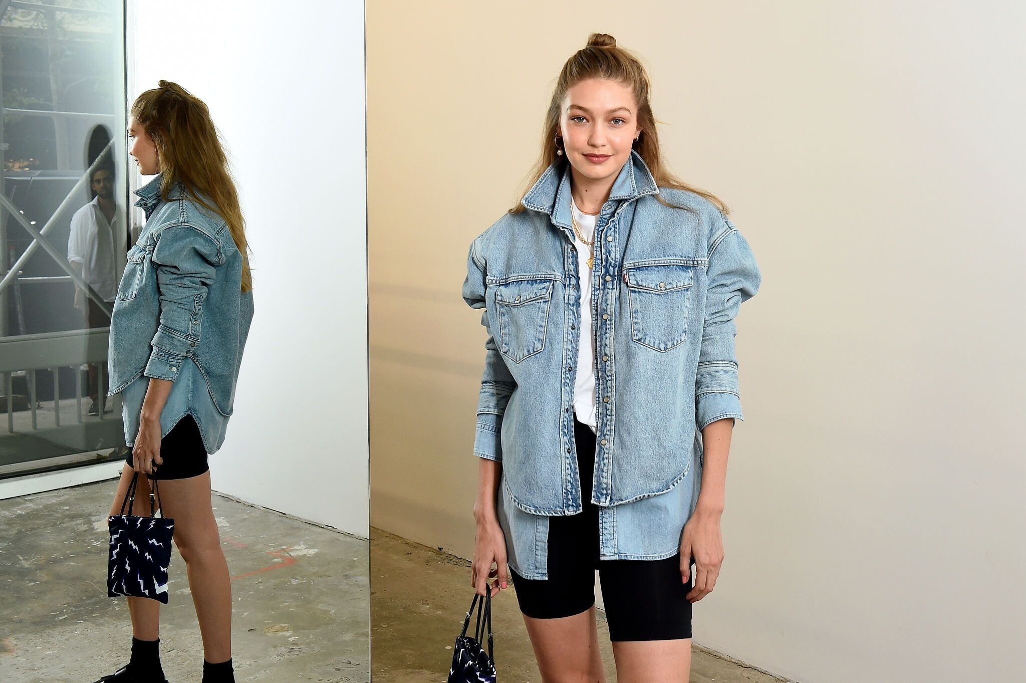 gigi-hadid-hot-denim-levis-collaboration-9 Gigi Hadid Sexy at Denim & Levi's Collaboration