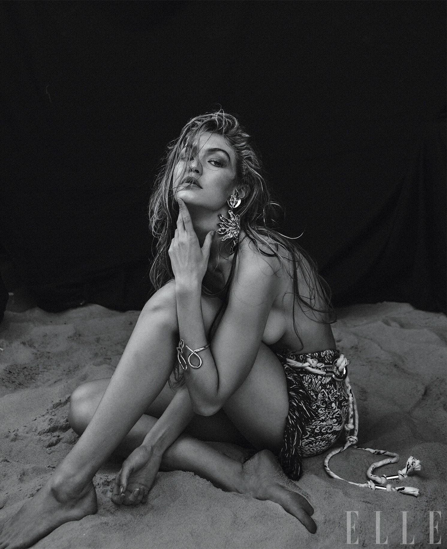 gigi-hadid-topless-elle-usa-8-1 Gigi Hadid Topless