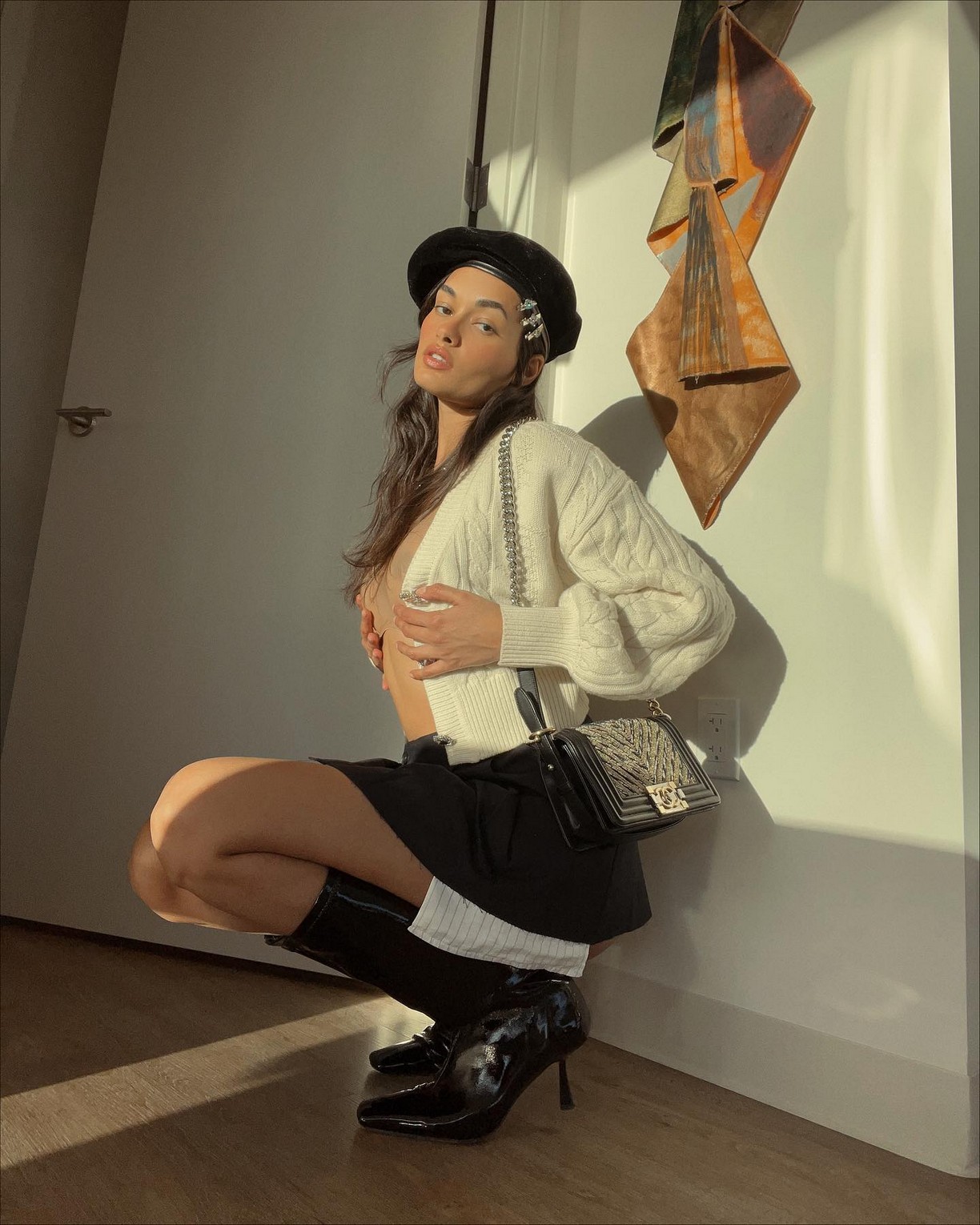 gizele-oliveira-see-through-thefappening-cfd-5 Gizele Oliveira Sexy In Mini Skirt