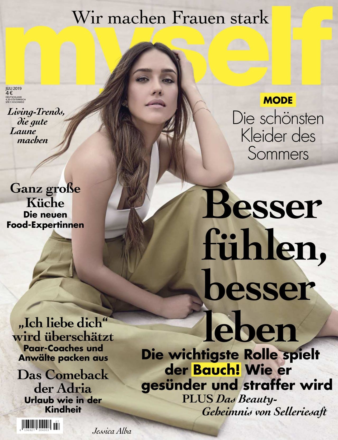 jessica-alba-sexy-myself-magazine-2 Jessica Alba Sexy for Myself Magazine