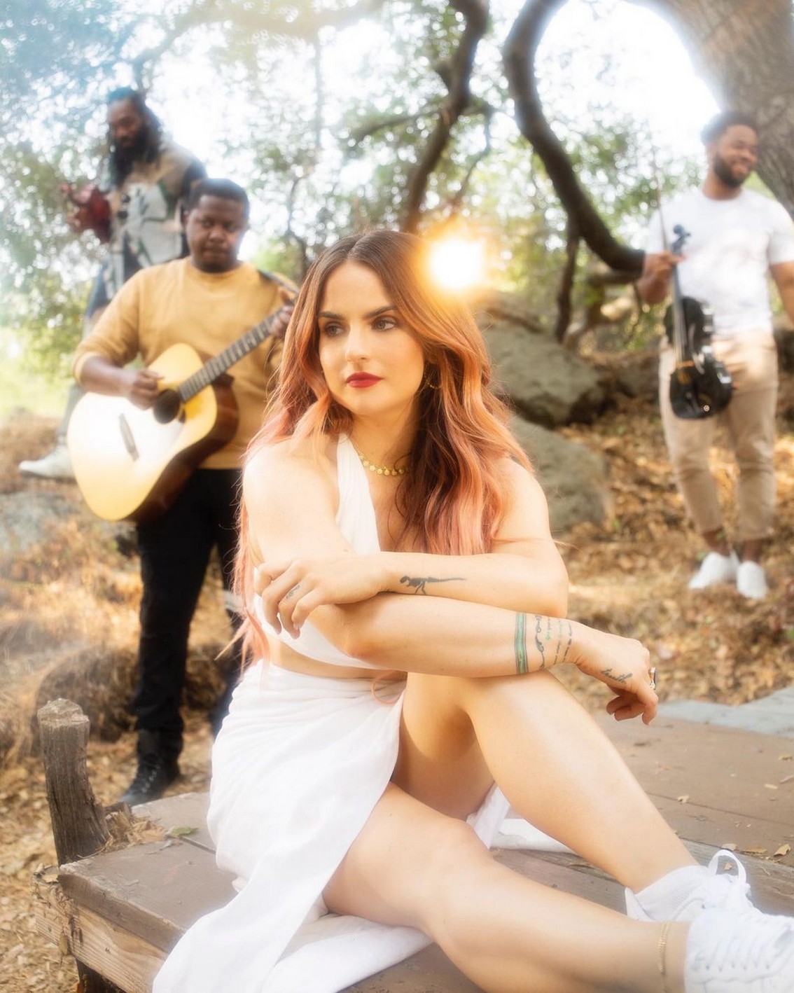jojo-levesque-upskirt-bts-american-mood-thefappening-cfd_-1 Jojo Levesque Upskirt BTS American Mood