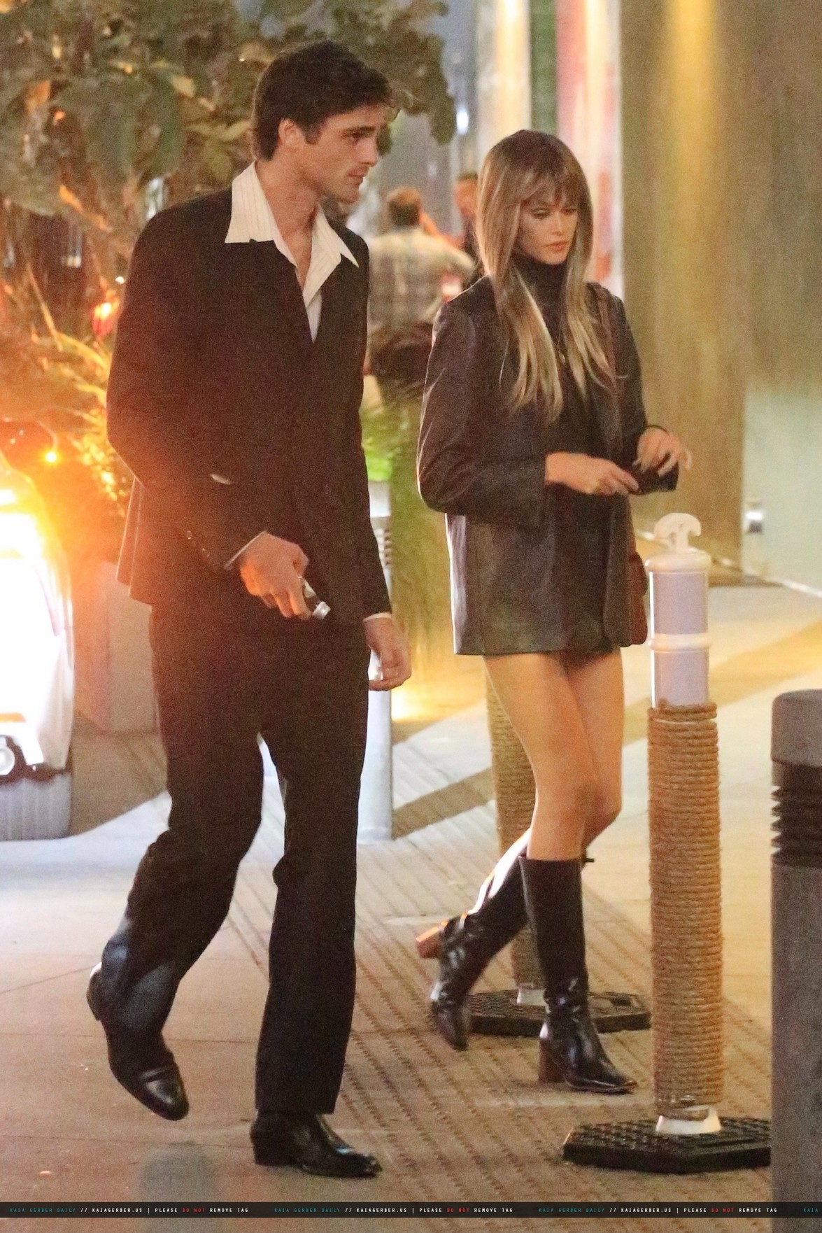 kaia-gerber-and-jacob-elordi-at-halloween-party-thefappening-cfd-1-1 Kaia Gerber Sexy Blonde In Mini