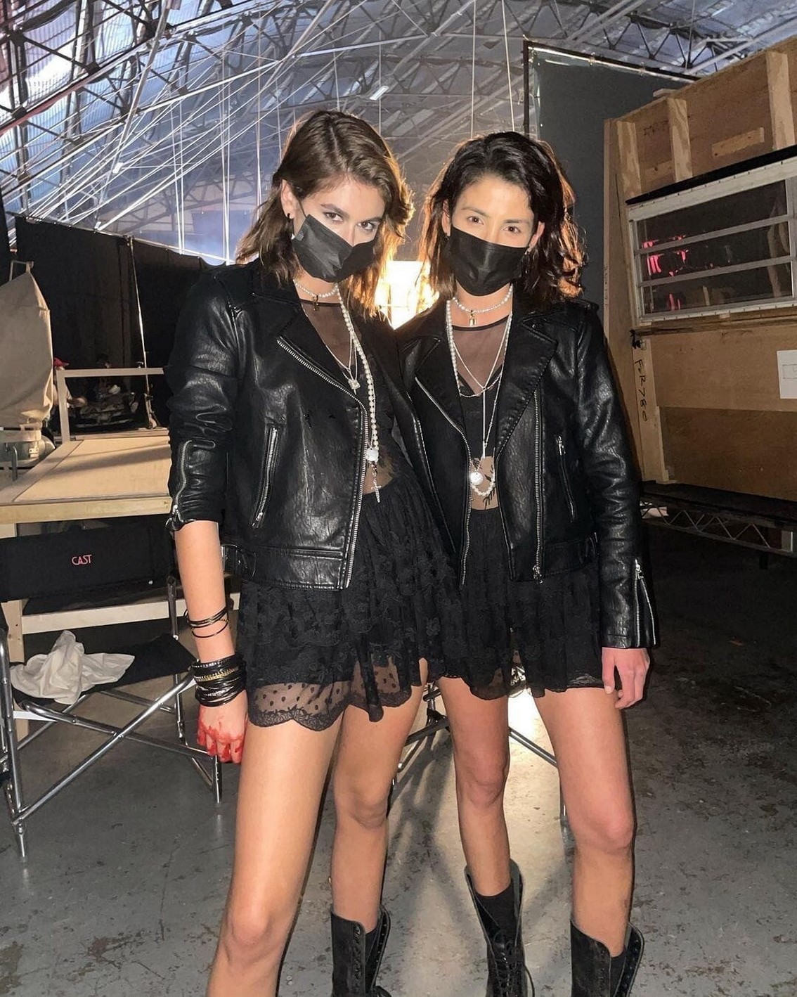 kaia-gerber-sexy-little-black-dress-thefappening-cfd-1 Kaia Gerber Hot In American Horror Story