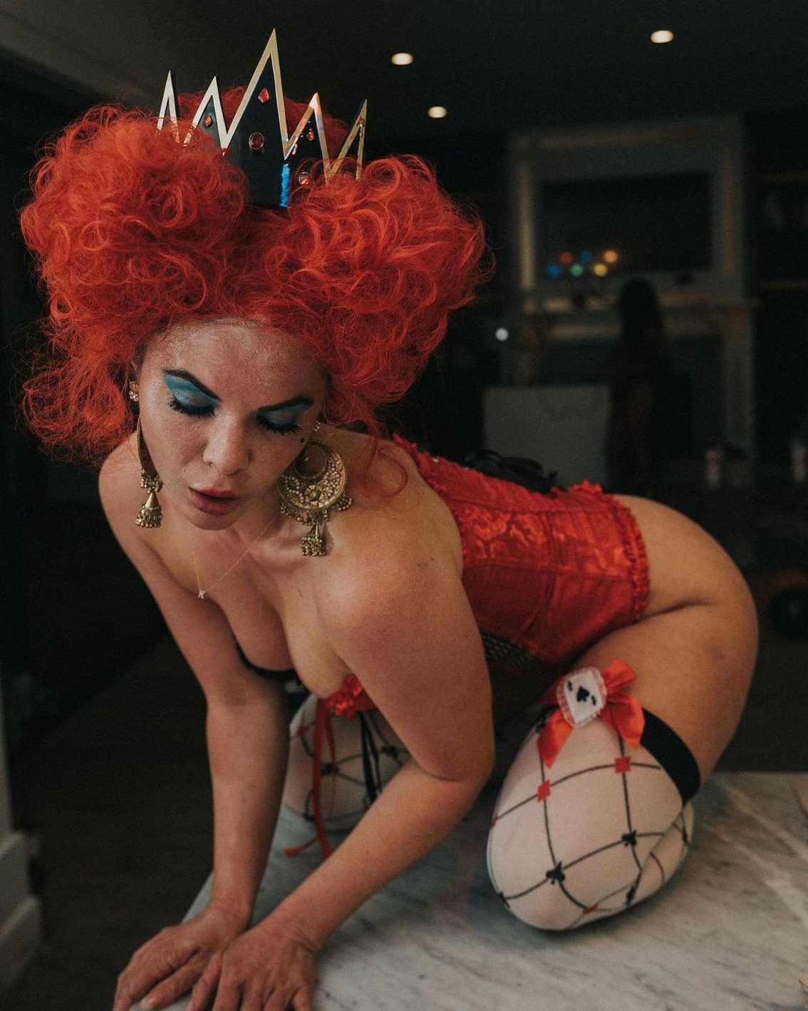 kaili-thorne-sexy-halloween-2020-thefappeningpro-3-1 Kaili Thorne Sexy Red Queen For Halloween 2020