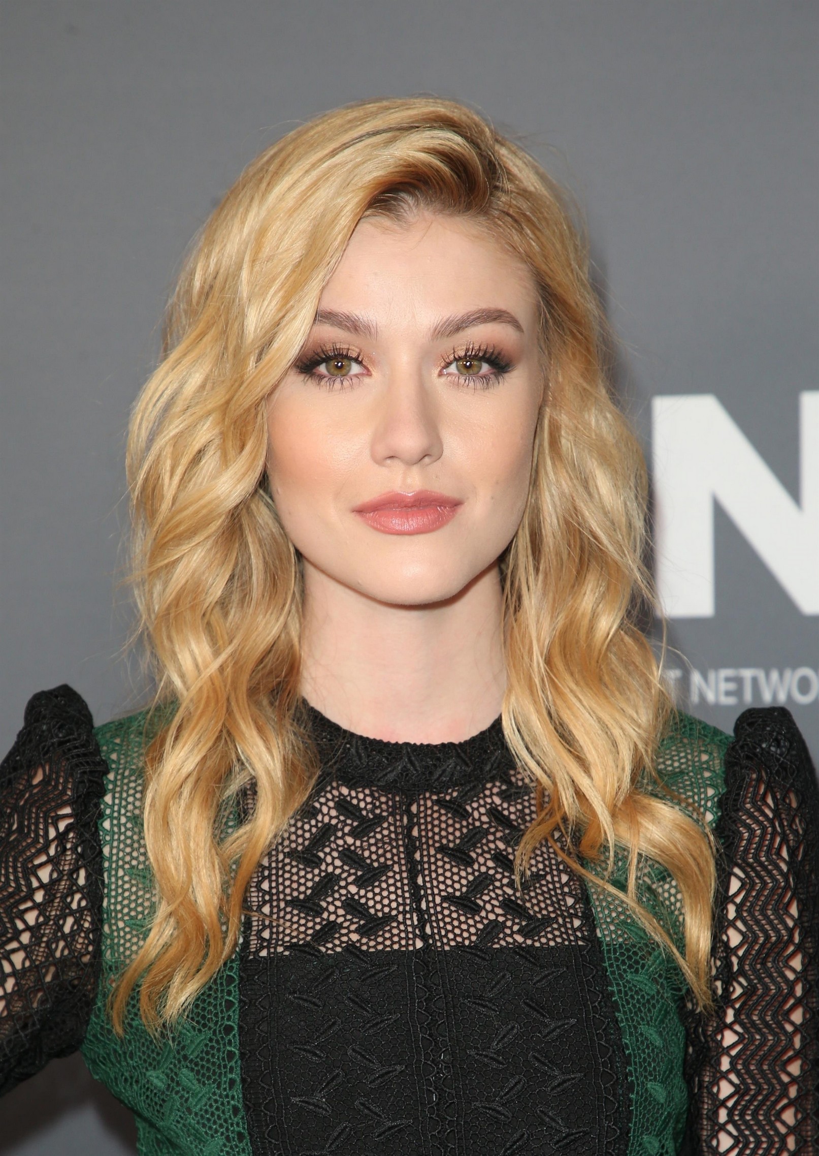 katherine-mcnamara-sexy-thefappening-cfd-9 Katherine McNamara Tits In Deep Cleavage At The American Heart Association's Red Dress Collection Concert