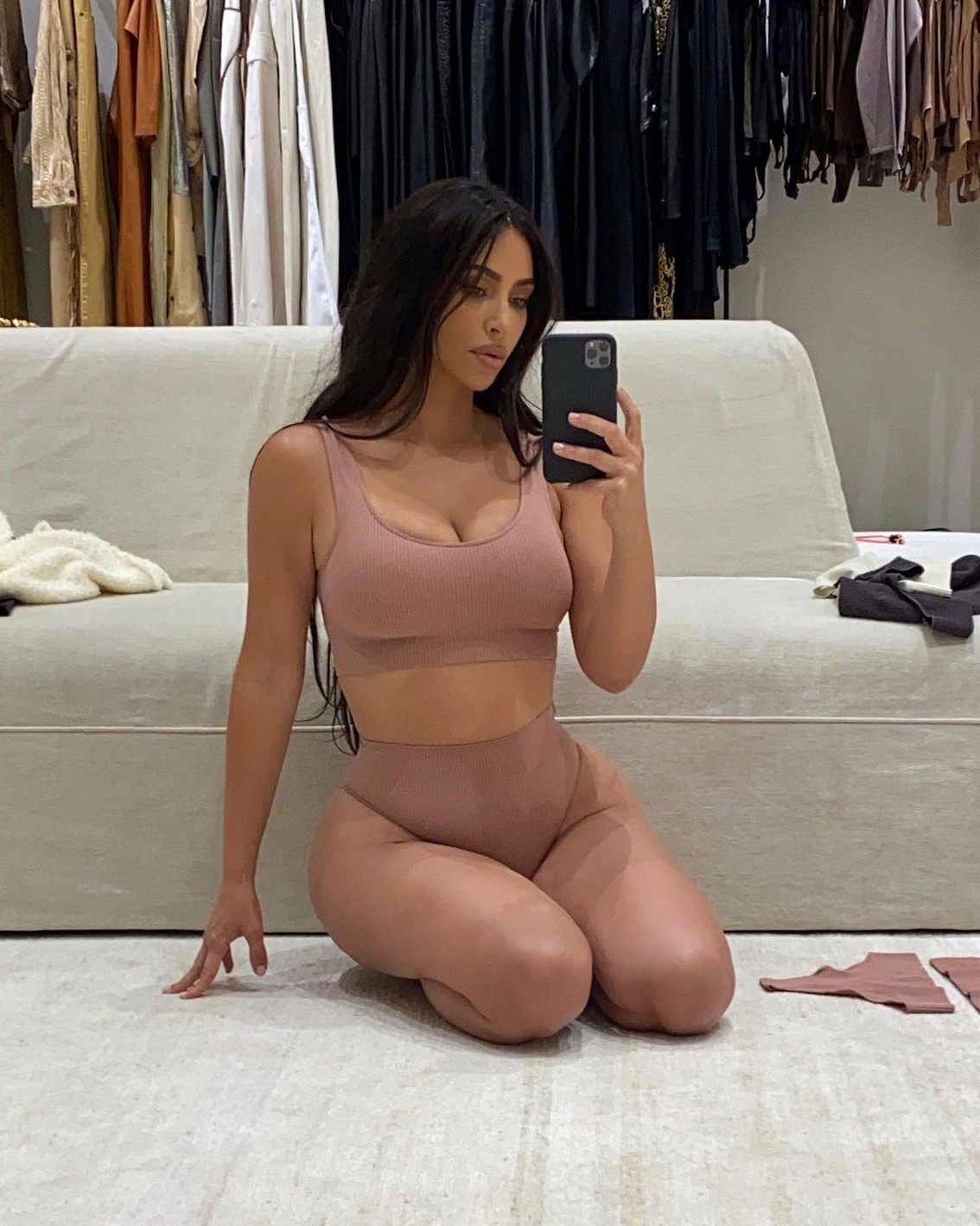 kim-kardashian-in-skims-new-collection-thefappening-cfd-9 Kim Kardashian Selfie