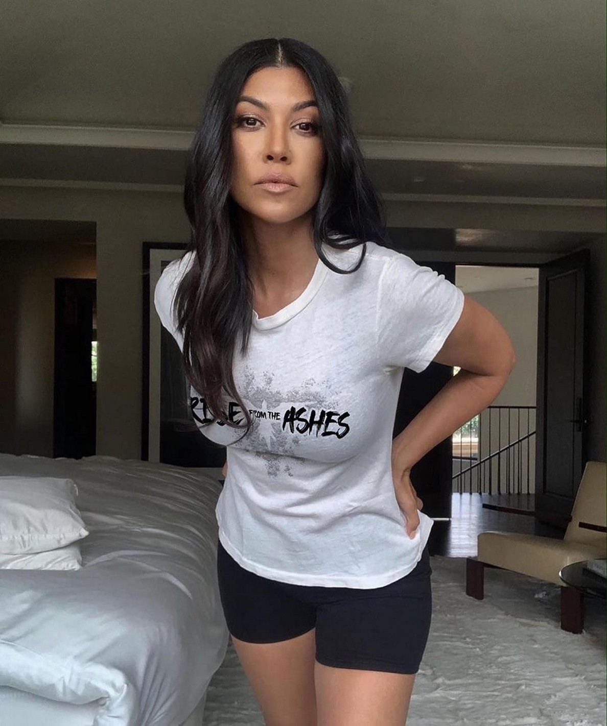 kourtney-kardashian-rise-from-the-ashes Kourtney Kardashian Wears Rise From The Ashes