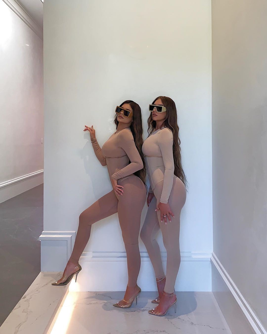 kylie-jenner-and-anastasia-karanikolaou-twins-in-skims-thefappening-cfd-1 kylie jenner and anastasia karanikolaou twins in skims thefappening cfd 1