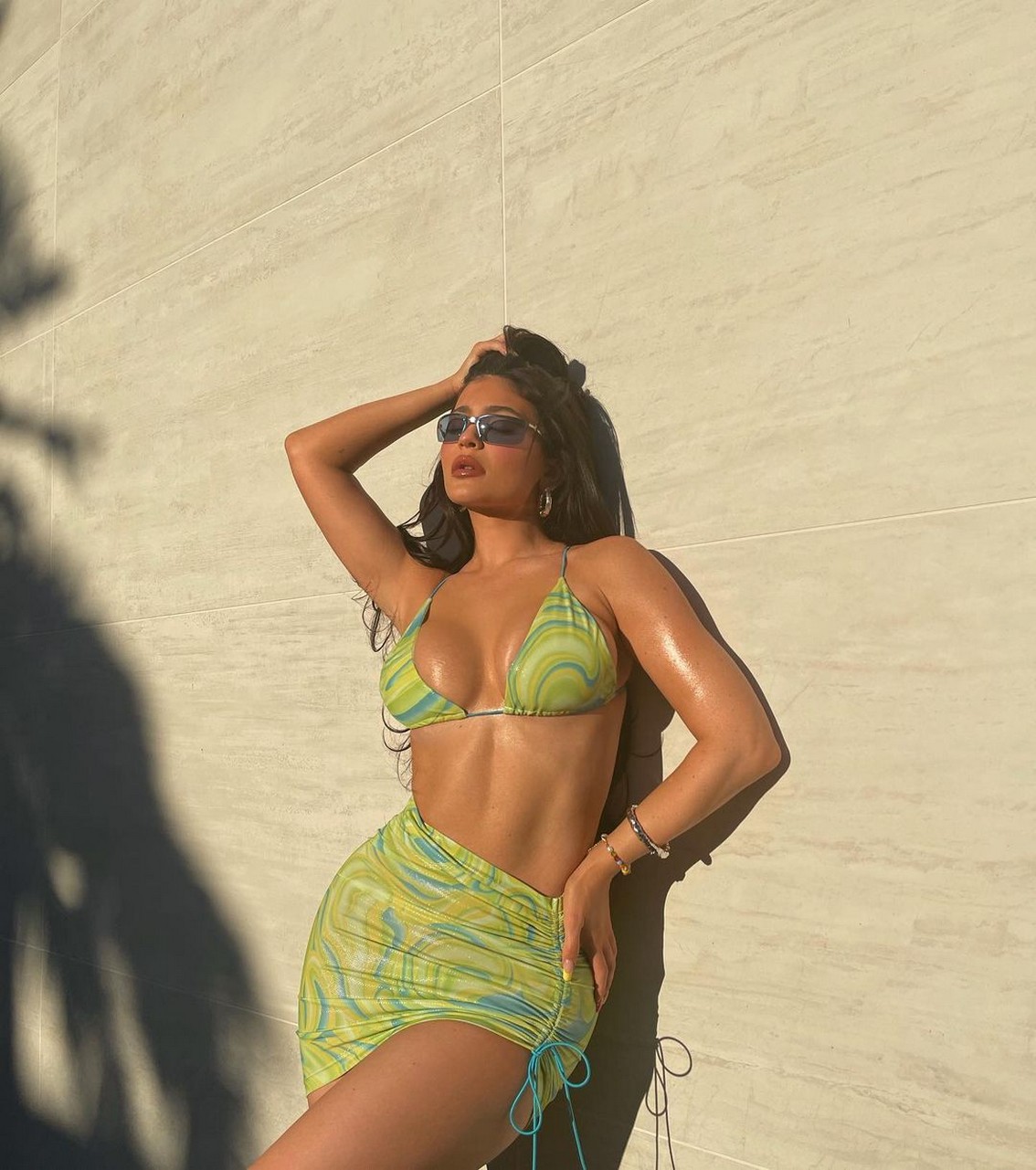 kylie-jenner-in-green-and-leather-bikini-thefappening-cfd-4 Kylie Jenner In Green And Leather Bikini