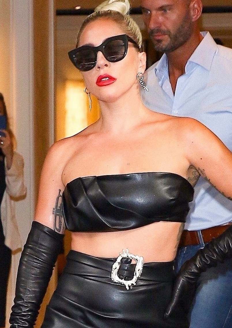lady-gaga-in-leather-leaving-hotel-in-new-york-city-6 lady gaga in leather leaving hotel in new york city 6