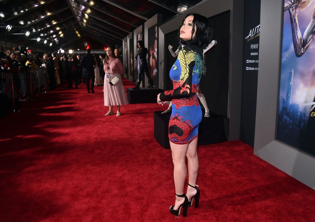 lana-condor-sexy-koyomi-28 Lana Condor Alita: Battle Angel premiere in Los Angeles