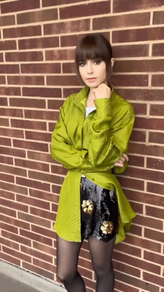 lily-collins-leggy-gif Lily Collins Leggy GIF