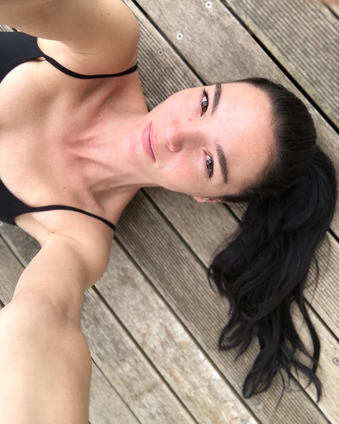 Mariacarla Boscono Selfie