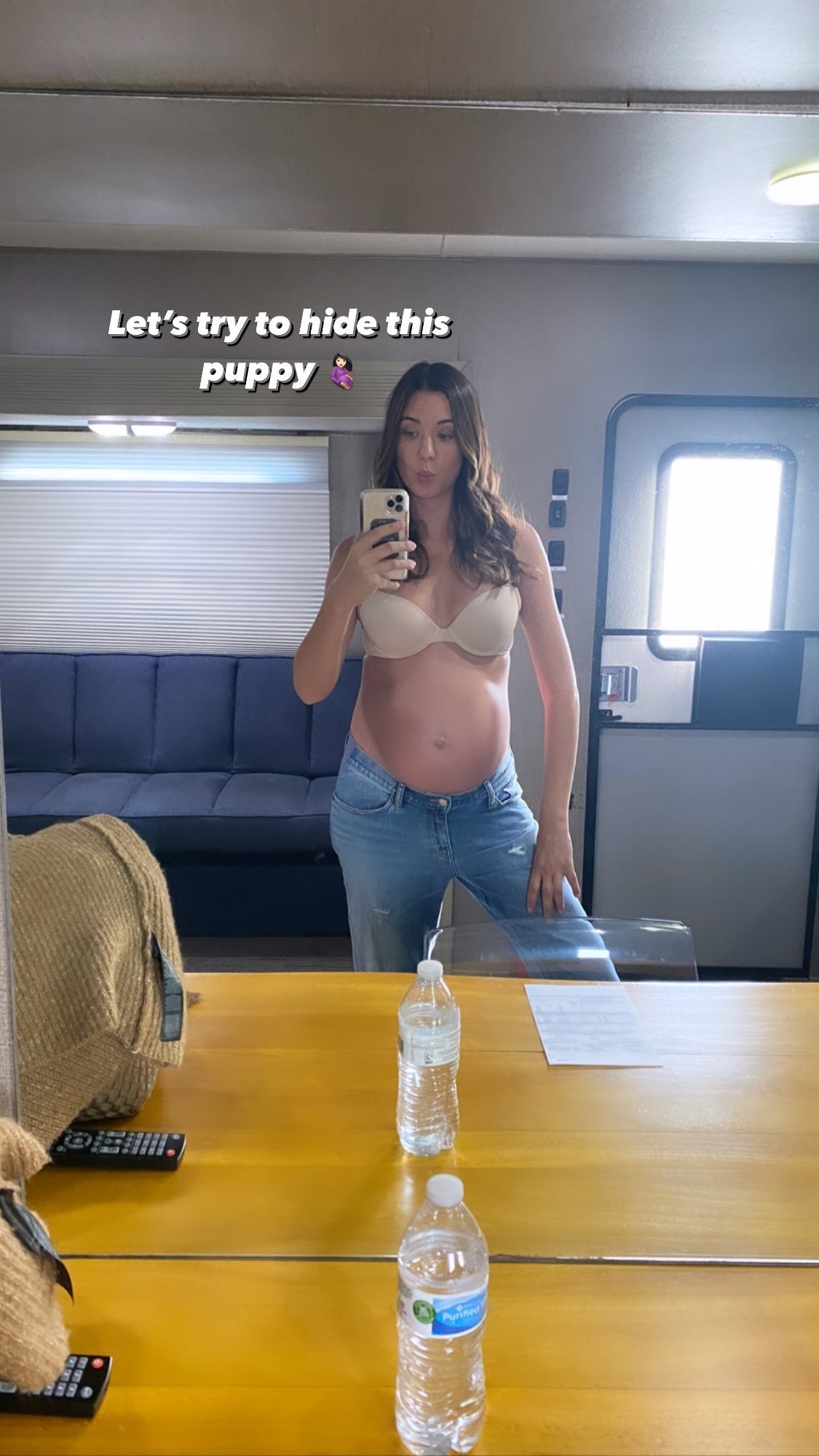 odette-annable-yustman-nude-preggo-thefappening-cfd-6 Odette Annable Yustman Lingerie Selfie While Pregnant