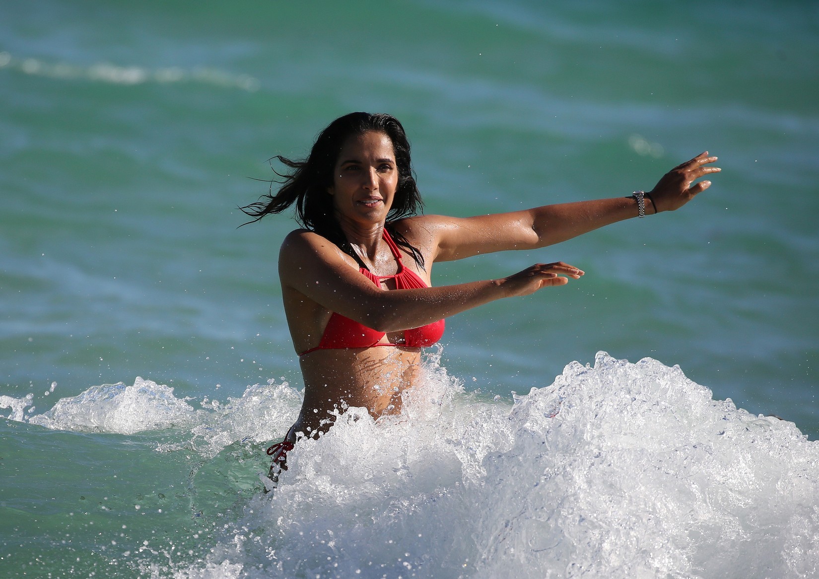 padma-lakshmi-red-bikini-3 padma lakshmi red bikini 3