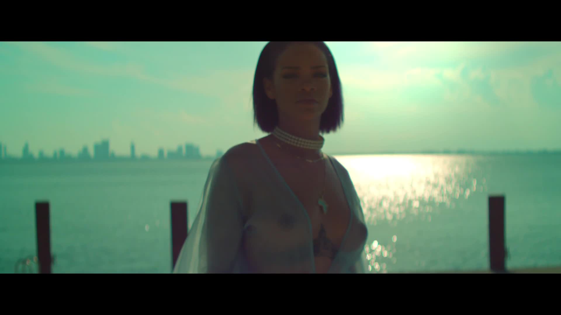 Rihanna Topless