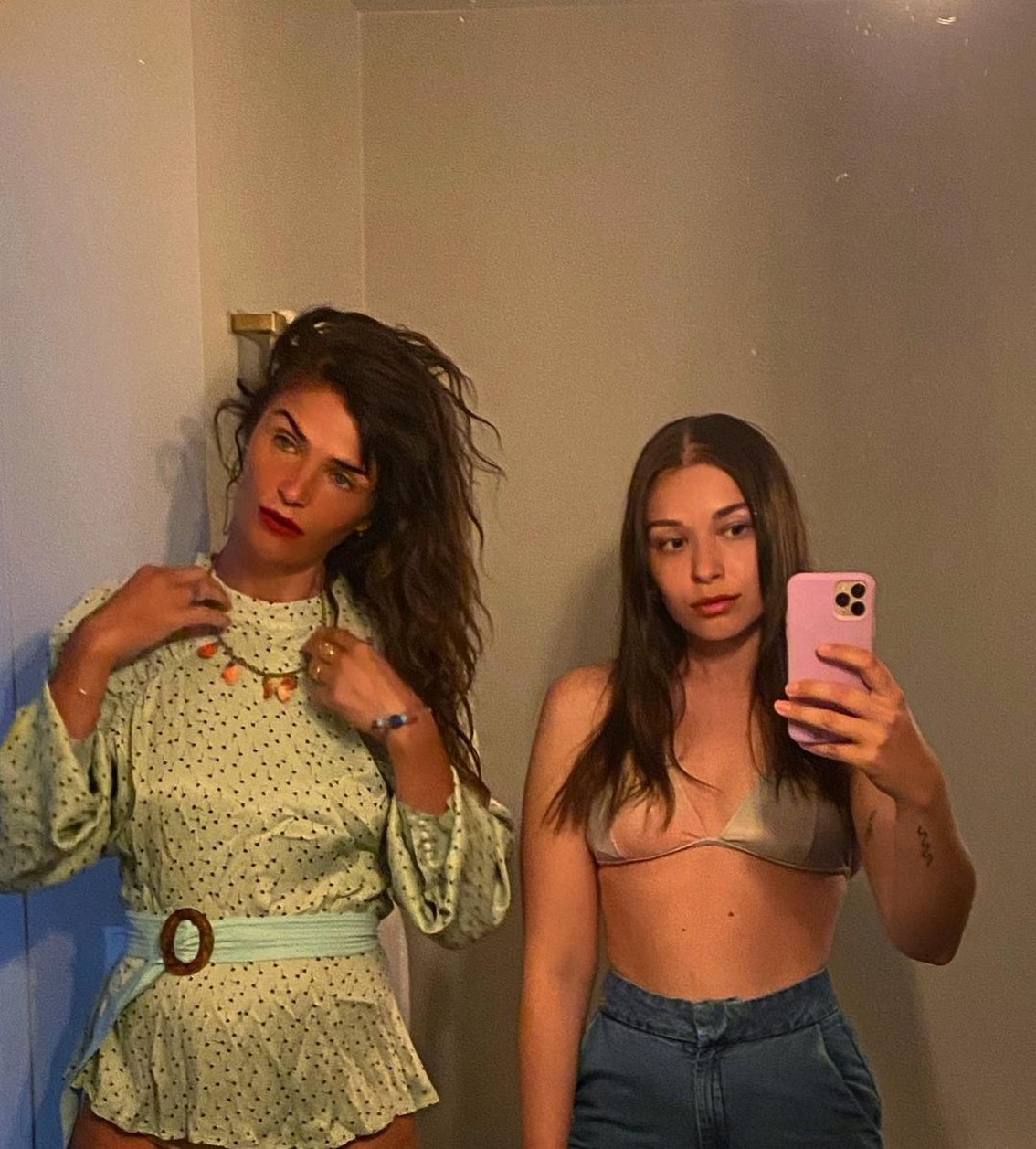 sarah-sofie-sonne-sexy-lingerie-thefappening-cfd-11 Sarah-Sofie Sonne Sexy Selfie With Helena Christensen