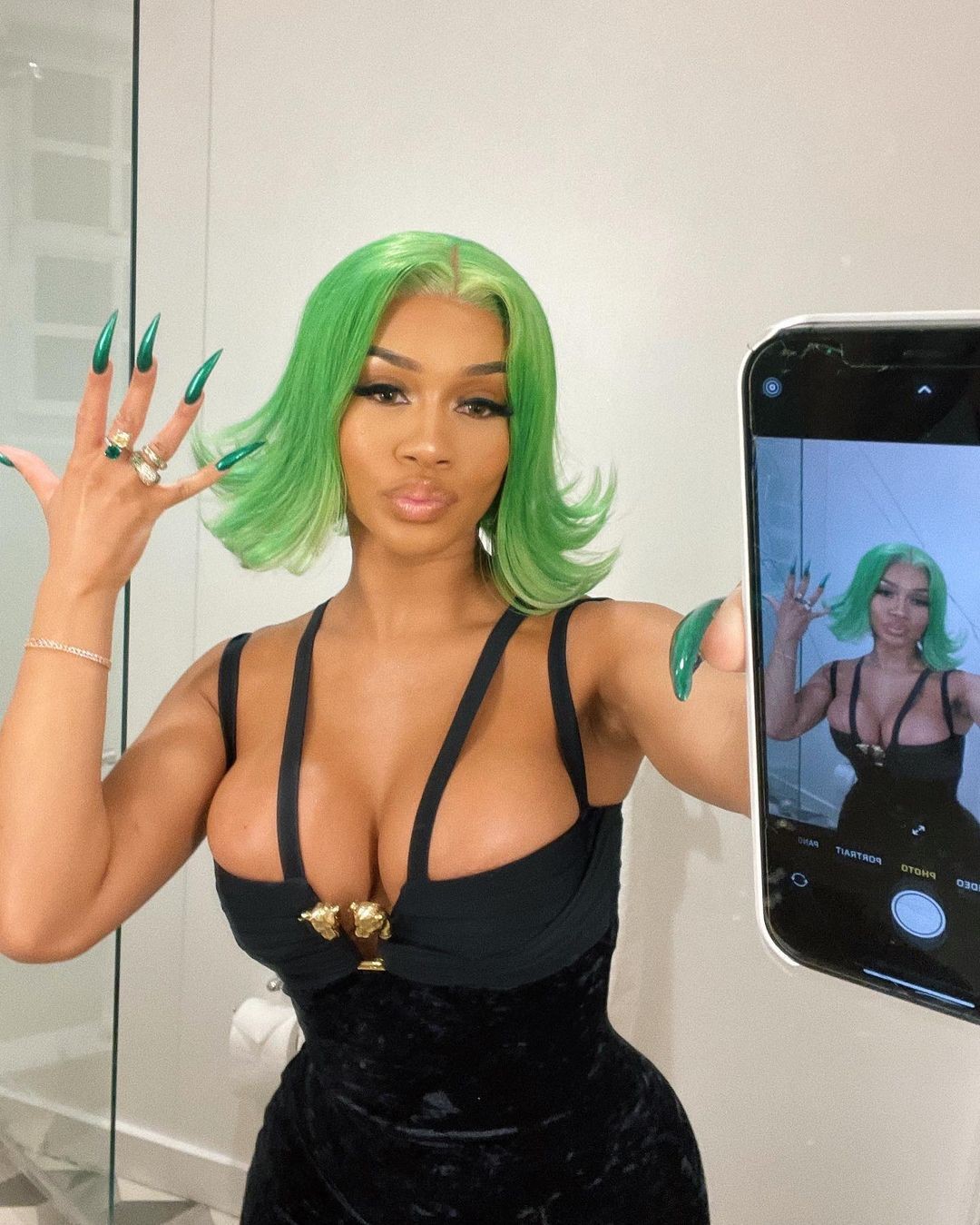 saweetie-hot-selfie-thefappening-cfd-3 Saweetie Huge Boobs Selfie