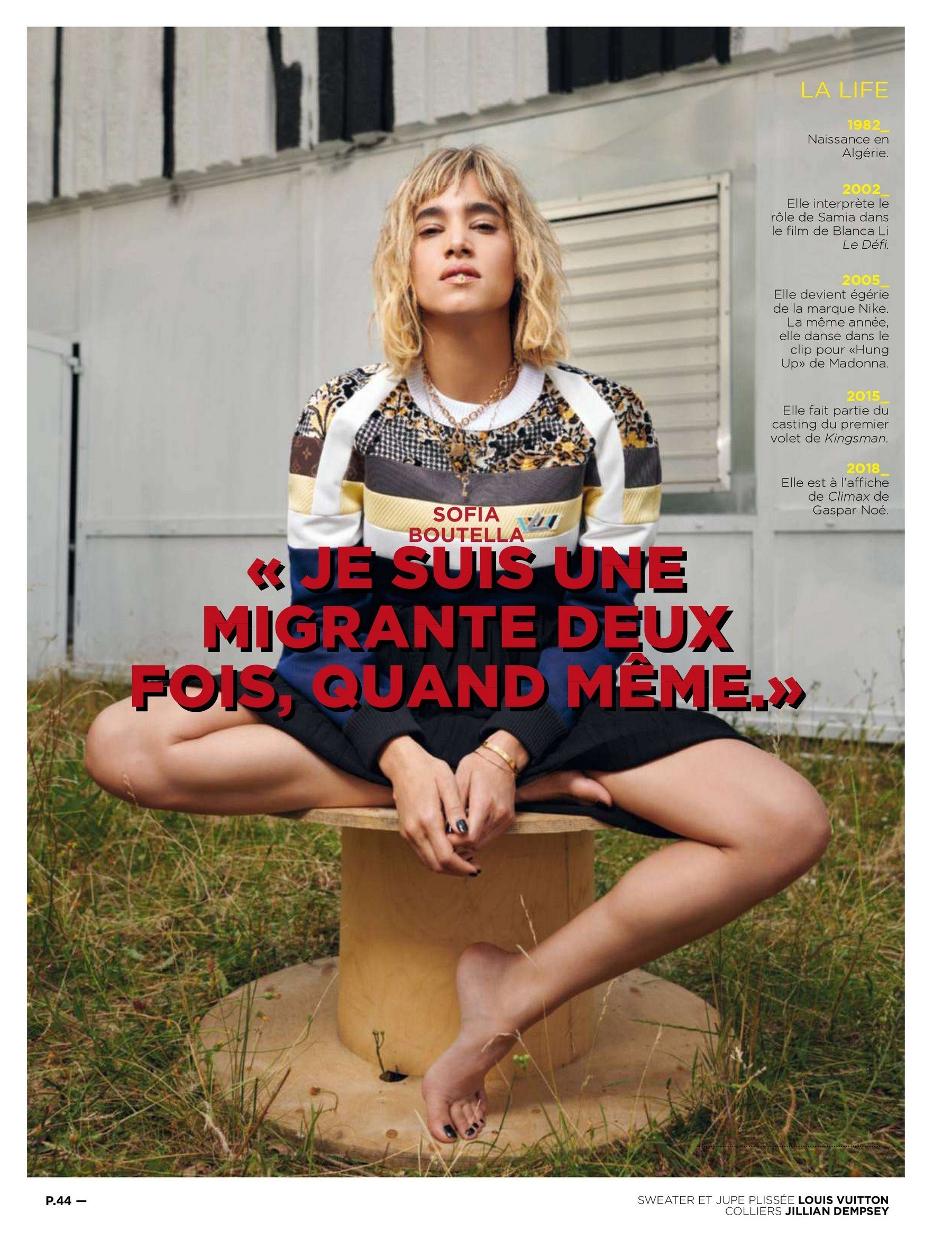 sofia boutella sexy blonde 19
