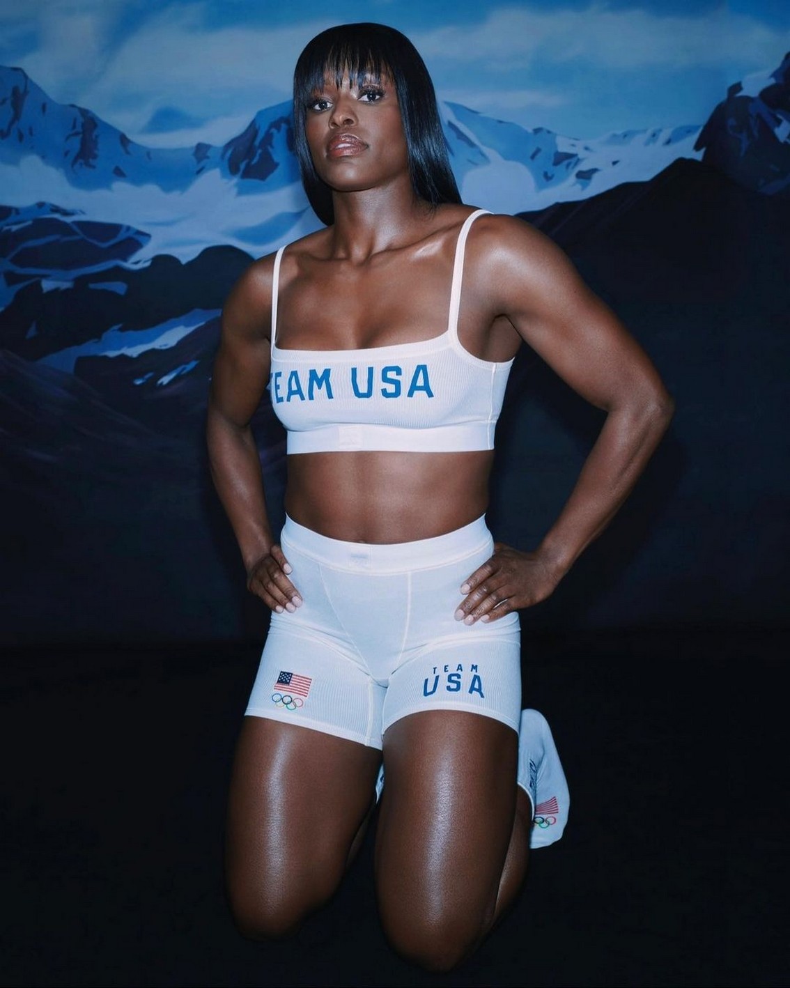 usa-olympic-team-sexy-in-skims-thefappening-cfd-8 Maame Biney Sexy SKIMS Lingerie